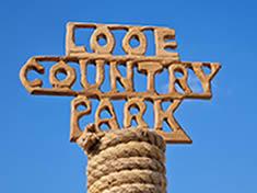 Looe Country Park sign