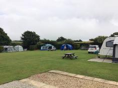 Views of the camping pitches