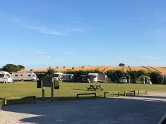 Touring caravans at Looe Country Park