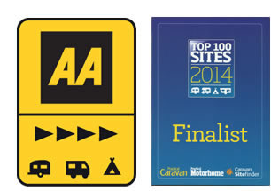 AA Award and Finalist of Top 100 Sites 2014, Practical Caravan, 