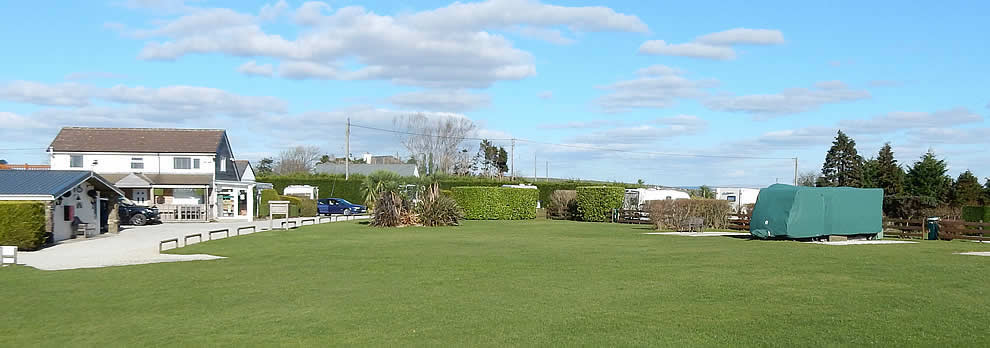 Caravan Park and Campsite facilities at Looe Country Park, Looe