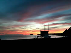 Evening at Looe Beach