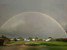 Rainbow over Looe Country Park