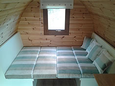 Camping Pod Interior