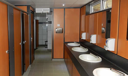Washroom and shower room facilities